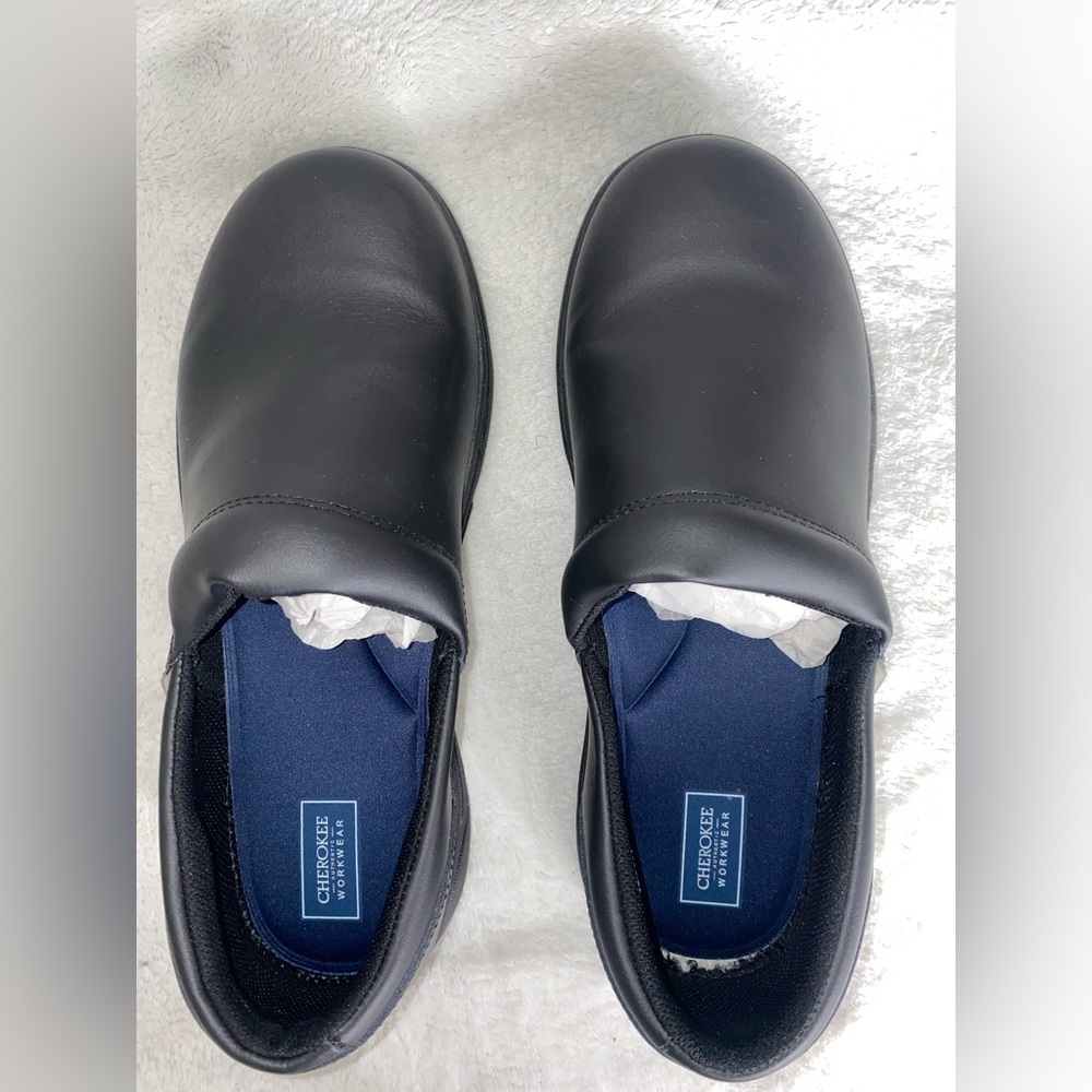 Cherokee melody black non slip shoes